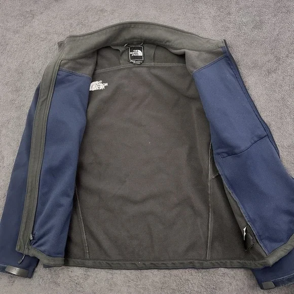The North Face Jacket Mens size MEDIUM  BLUE  Windproof Softshell Gorp - Picture 3 of 9